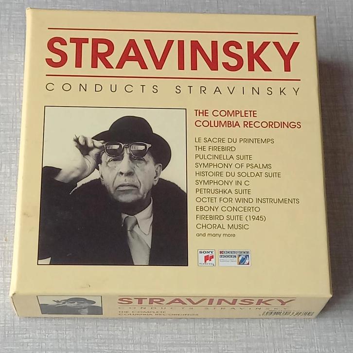 CD-Box (9x) Stravinsky conducts Stravinsky, op Sony label, Cd's en Dvd's, Cd's | Klassiek, Zo goed als nieuw, Orkest of Ballet