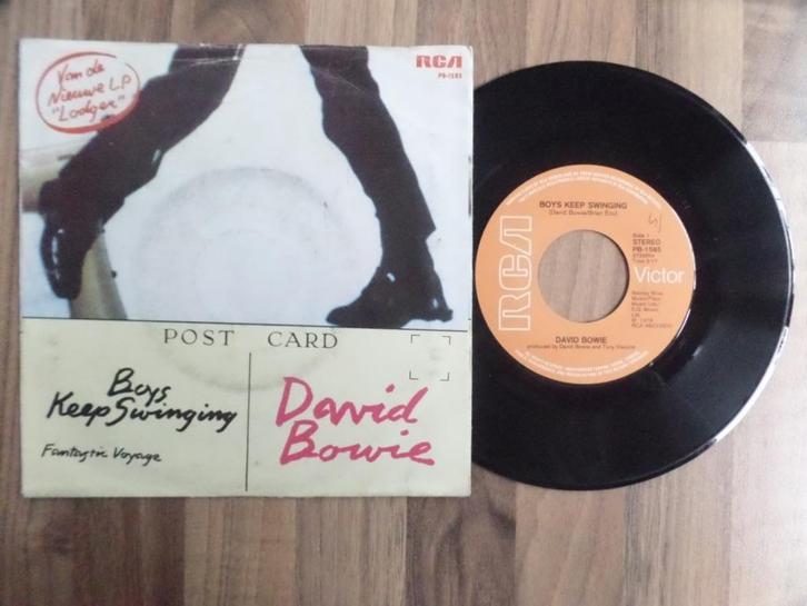 single  David Bowie - Boys Keep Swinging, Cd's en Dvd's, Vinyl Singles, Gebruikt, Single, Rock en Metal, 7 inch, Ophalen of Verzenden