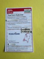 Texel Tours, Oudechild 20% korting, Drie personen of meer, Kortingsbon, Overige typen