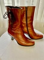 Leren laarsjes brogues mt 37,5 NIEUW, Ophalen of Verzenden, Nieuw, Zwart