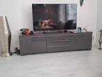 Ikea Besta Burs TV Meubel - Grijs Hoogglans, Huis en Inrichting, Ophalen, Kunststof, 150 tot 200 cm, Zo goed als nieuw