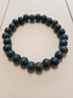 Blauwe keramieke kralen armband, Overige materialen, Blauw, Nieuw, Ophalen of Verzenden