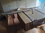 Vintage Rotan Koffer, Overige materialen, Gebruikt, 50 tot 100 cm, 50 tot 75 cm