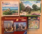 Pakket van 5 puzzels, Ophalen of Verzenden, 500 t/m 1500 stukjes, Zo goed als nieuw