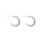 Zilveren oorbellen stainless steel my jewellery rvs, Verzenden, Nieuw, Zilver, Overige materialen