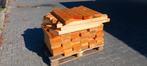 Korte douglas balken van 19 cm breed, Doe-het-zelf en Verbouw, Hout en Planken, Ophalen, Zo goed als nieuw, Balk, Overige houtsoorten