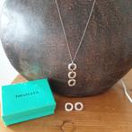 Zilveren set oorbellen en ketting. Tiffany en co, Sieraden, Tassen en Uiterlijk, Kettingen, Ophalen of Verzenden, Zilver, Zilver