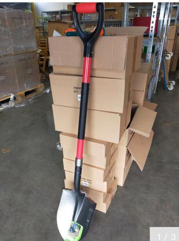 Tuin schep/ grond schep nieuw met onbreekbare steel beschikbaar voor biedingen