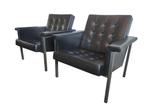 Schitterende vintage Gijs van der Sluis design fauteuil, Huis en Inrichting, Ophalen, Gebruikt, Minder dan 75 cm, Metaal