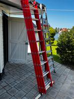 Altrex 3delige alu ladder, Doe-het-zelf en Verbouw, Ladders en Trappen, Ophalen, Zo goed als nieuw, 4 meter of meer