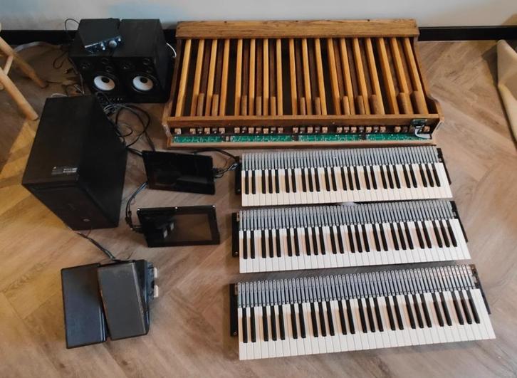 Complete Hauptwerk orgelset + 3 klavieren, touchscreens, PC, Muziek en Instrumenten, Orgels, Gebruikt, Orgel, 3 klavieren, Ophalen