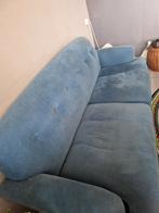 Blauwe IKEA bank - 1 jaar oud - Wegens samenwonen, Driepersoons, Ophalen of Verzenden, Zo goed als nieuw, Rechte bank