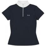 Blauw / Wit wedstrijdshirt Roxane maat 140 152 164, Dieren en Toebehoren, Paardrijkleding, Kinderen, Eu, Ophalen of Verzenden