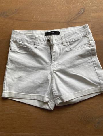 Witte denim shorts Vero Moda maat S
