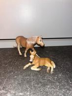 Schleigh haflinger merrie met liggend veulen, Verzamelen, Ophalen of Verzenden, Gebruikt, Paard, Beeldje of Figuurtje