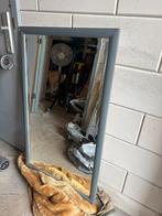 grijze spiegel, Huis en Inrichting, Woonaccessoires | Spiegels, Ophalen, Gebruikt, Rechthoekig, 100 tot 150 cm