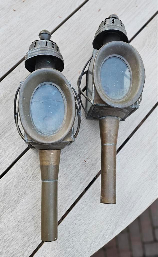 Oude Lantaarns - Set van 2, Antiek en Kunst, Antiek | Lampen, Ophalen of Verzenden