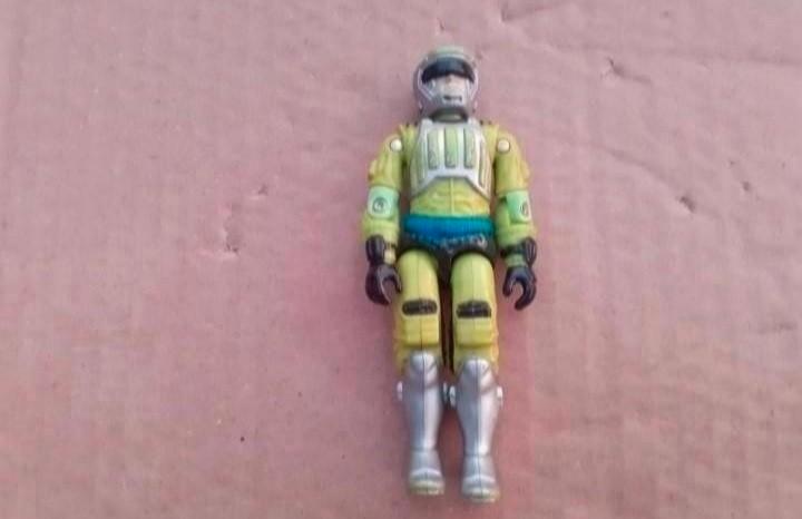 Gi joe gijoe sci fi custom 80s vintage figuur, Verzamelen, Speelgoed, Gebruikt, Ophalen of Verzenden