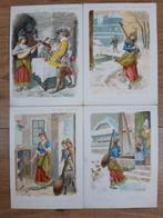 Franse Reclamekaarten - Au Bon Marche La Cigale et la Fourmi, Ophalen of Verzenden, Voor 1920, Ongelopen, Overige thema's