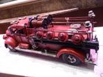 Nieuw blikken model rode brandweerauto merk Clayre & Eef., Antiek en Kunst, Ophalen of Verzenden