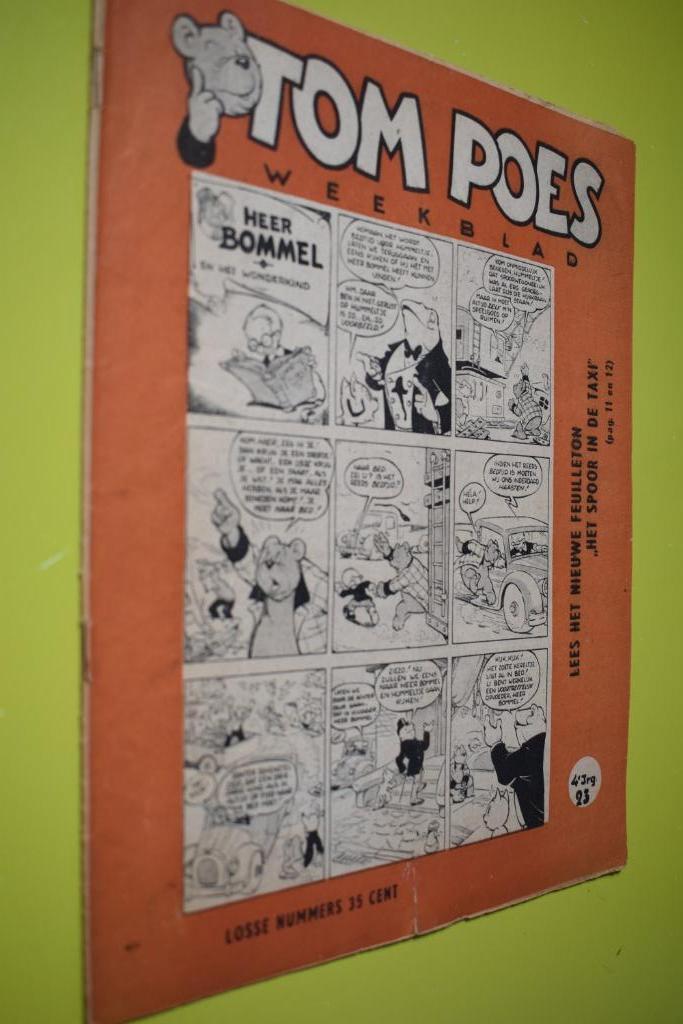 Originele oude uitgave Weekblad Tom Poes 4e Jrg. no 23 -'51, Boeken, Stripboeken, Gelezen, Eén stripboek, Ophalen of Verzenden