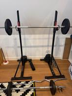 Dumbbell-halterset, bar holder en curl bar, Ophalen, Halterset