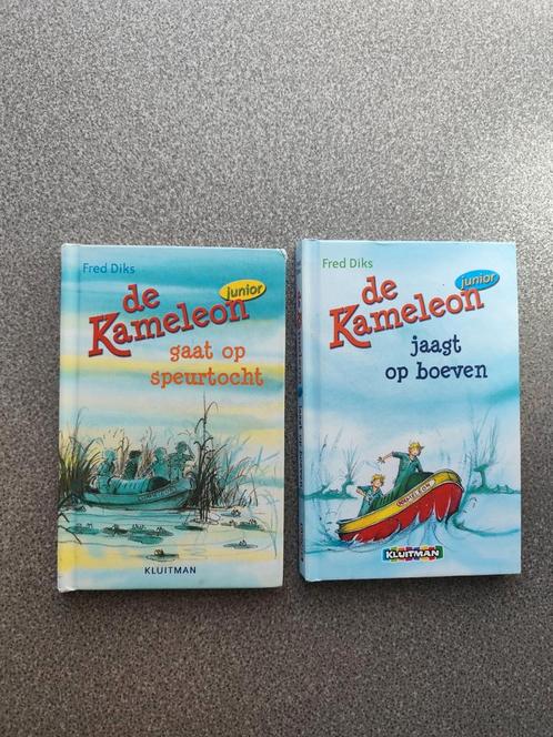 Kameleon Junior - Fred Diks (2 boeken), Boeken, Kinderboeken | Jeugd | onder 10 jaar, Gelezen, Fictie algemeen, Ophalen of Verzenden