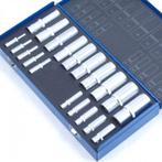 Doppenset 1/4" en 1/2" 1/2-20 Delig Lang, Auto diversen, Autogereedschap, Ophalen of Verzenden, Nieuw