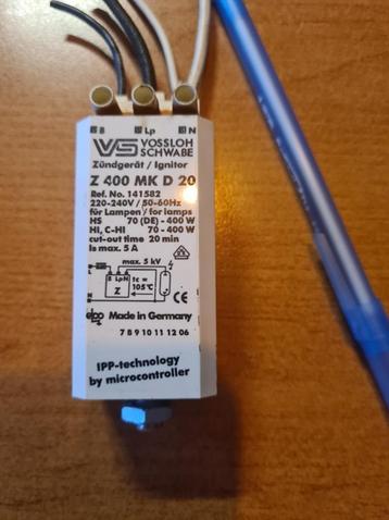 Vossloh Z400 MK D20 Elektronische bovenontsteker voor Lampen beschikbaar voor biedingen