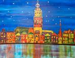Skyline van Deventer, Antiek en Kunst, Ophalen of Verzenden