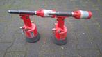2x Far Rac 180 pneumatische popnagel tang blindklink tang, ., Ophalen of Verzenden, Zo goed als nieuw, .