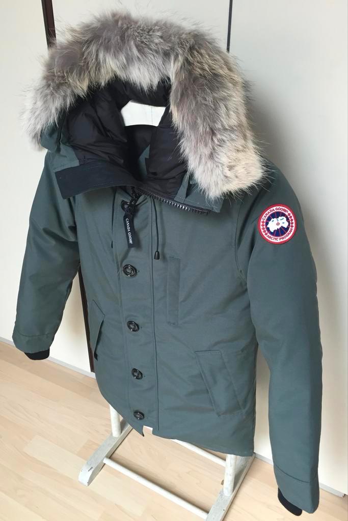 Canada Goose Chateau Parka Slate Grey, Kleding | Heren, Jassen | Winter, Zo goed als nieuw, Maat 46 (S) of kleiner, Groen, Ophalen of Verzenden
