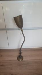Koperen lamp circa 70 cm buigbare hals snoer, stekker en sc, Ophalen of Verzenden, Gebruikt, 50 tot 75 cm
