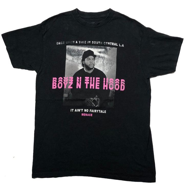 Vintage T-shirt Boyz n the hood It ain't no fairytale T-53, Kleding | Heren, T-shirts, Gedragen, Maat 48/50 (M), Zwart, Verzenden