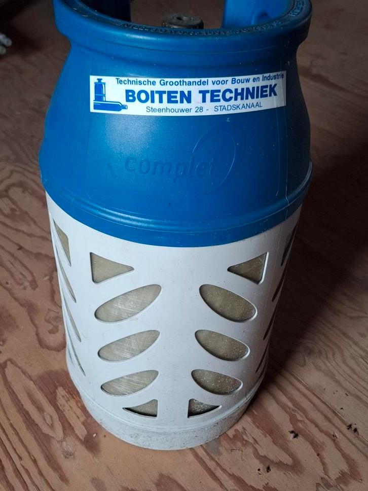 Kunststof Gasfles - Lichtgewicht!, Caravans en Kamperen, Kampeeraccessoires, Gebruikt, Ophalen of Verzenden