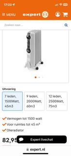 Radiator de longhi, 800 watt of meer, Zo goed als nieuw, Radiator, Ophalen