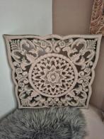 PTMD Houten Wanddecoratie Paneel 60x60cm, Huis en Inrichting, Woonaccessoires | Wanddecoraties, Ophalen, Zo goed als nieuw