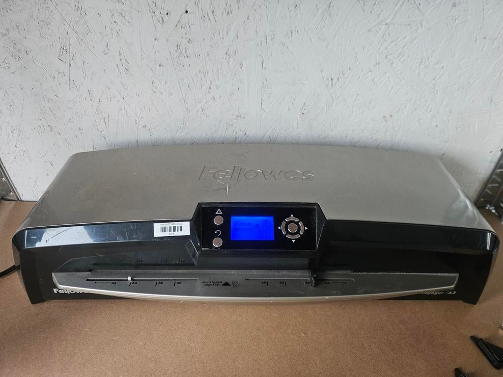 Fellowes Voyager A3 Lamineermachine, Ophalen of Verzenden, Gebruikt, Overige typen