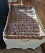 Hocker met dienblad Riviera Maison, Huis en Inrichting, Ophalen, Vierkant, 75 tot 100 cm, Zo goed als nieuw