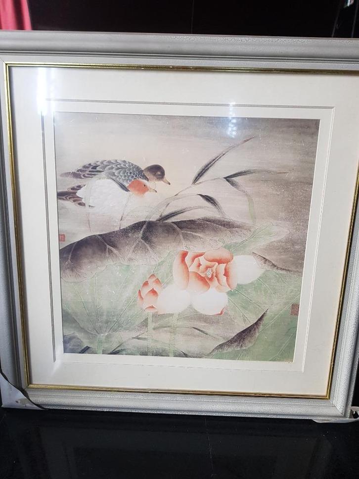 Ingelijste printen 69,5 x 69,5cm (2/2), Huis en Inrichting, Woonaccessoires | Schilderijen, Tekeningen en Foto's, Nieuw, Print