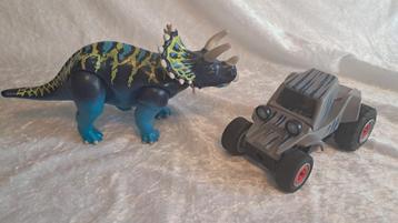 z.g.a.n Buggy auto met Triceratops, Playmobil dinosaurus  beschikbaar voor biedingen