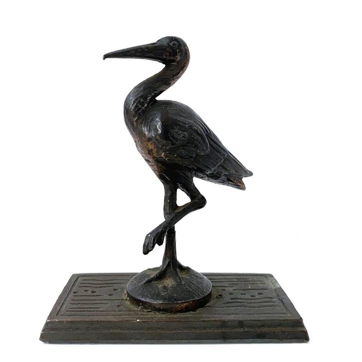 Beeldje van een ooievaar, Verzamelen, Beelden en Beeldjes, Gebruikt, Dier, Verzenden