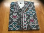 Heren batik overhem korte mouwen maat L👔, Kleding | Heren, Overhemden, Ophalen of Verzenden, Nieuw, Blauw, Halswijdte 39/40 (M)