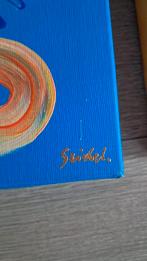 canvasdoeken zeer kleurrijke schilderijen, Antiek en Kunst, Kunst | Schilderijen | Abstract, Ophalen of Verzenden