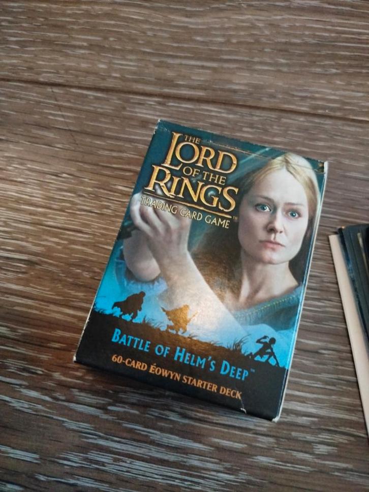 Lord of the Rings TCG - Battle of Helm's Deep Starter Deck, Verzamelen, Lord of the Rings, Zo goed als nieuw, Spel, Ophalen of Verzenden