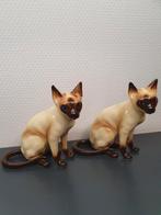 Vintage porseleinen Siamese katten, Verzamelen, Ophalen of Verzenden, Dier, Zo goed als nieuw