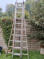 3x10 treeds ladder, Doe-het-zelf en Verbouw, Ladders en Trappen, Ophalen of Verzenden, Zo goed als nieuw, 4 meter of meer