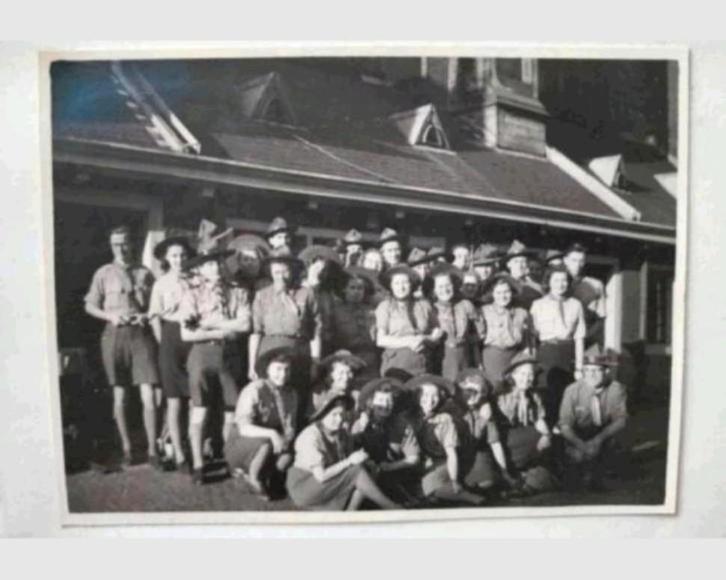 Foto 1946 De Goe Kadullekes Volkszangkoor padvinders Haarlem, Verzamelen, Scouting, Gebruikt, Overige typen, Ophalen of Verzenden