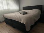 Boxspring 180x200 (kan 30 juli bezorgd worden), Huis en Inrichting, Slaapkamer | Boxsprings, Zwart, Tweepersoons, Zo goed als nieuw