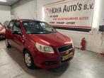 Chevrolet Aveo 1.2 16V 5D 2009 Rood, Auto's, Voorwielaandrijving, Aveo, 4 cilinders, 400 kg
